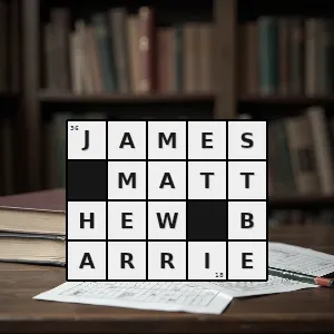 Hasło krzyżówkowe opisał przygody piotrusia pana - james matthew barrie – rozwiązanie, synonimy, podpowiedzi i definicje krzyżówkowe